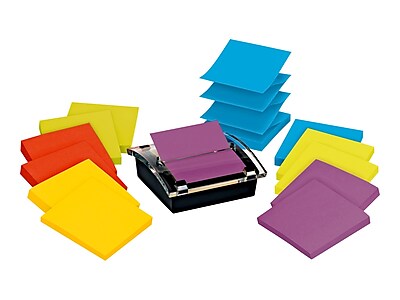 Assorted Sizes Blue Deer Notes Pad Set Tearable Pop Up Notes Cube Memo Pads for Daily Taking Notes Office School Desk Planning Organization Blue Deer Reminders and Work Business